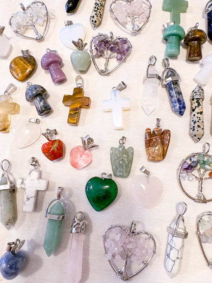 Lucky dip crystal pendant