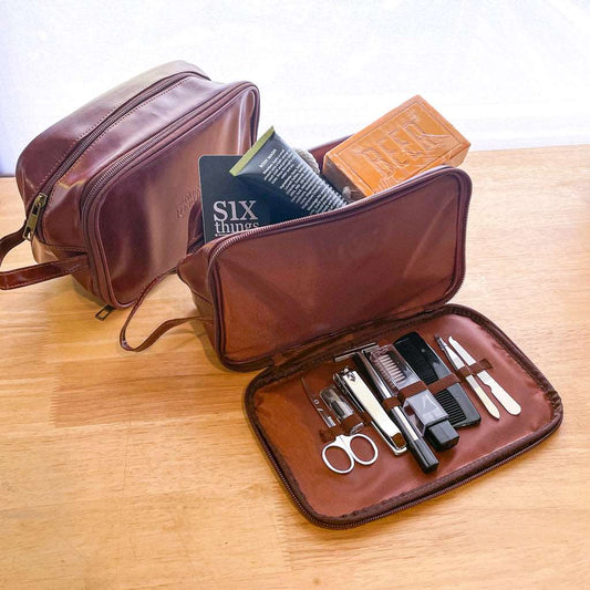 Bathroom shave n groom kit bag