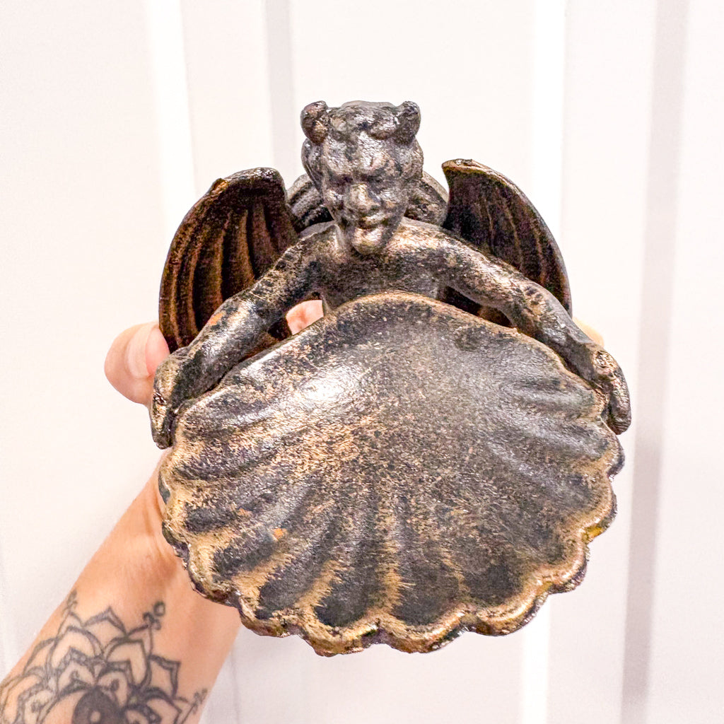 Cheeky devil trinket dish / wall hanging