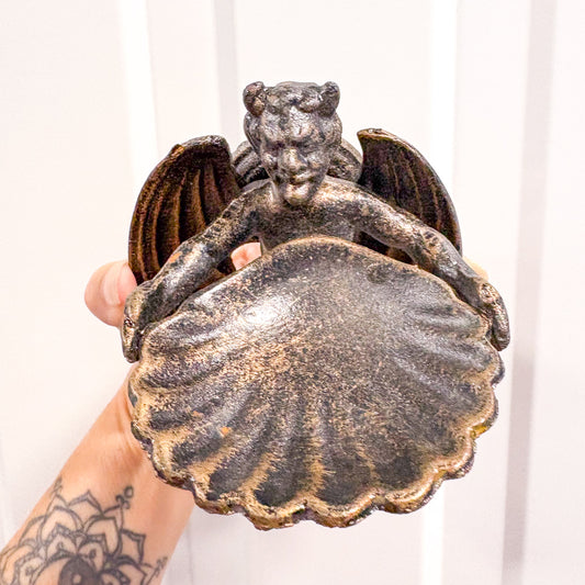 Cheeky devil trinket dish / wall hanging