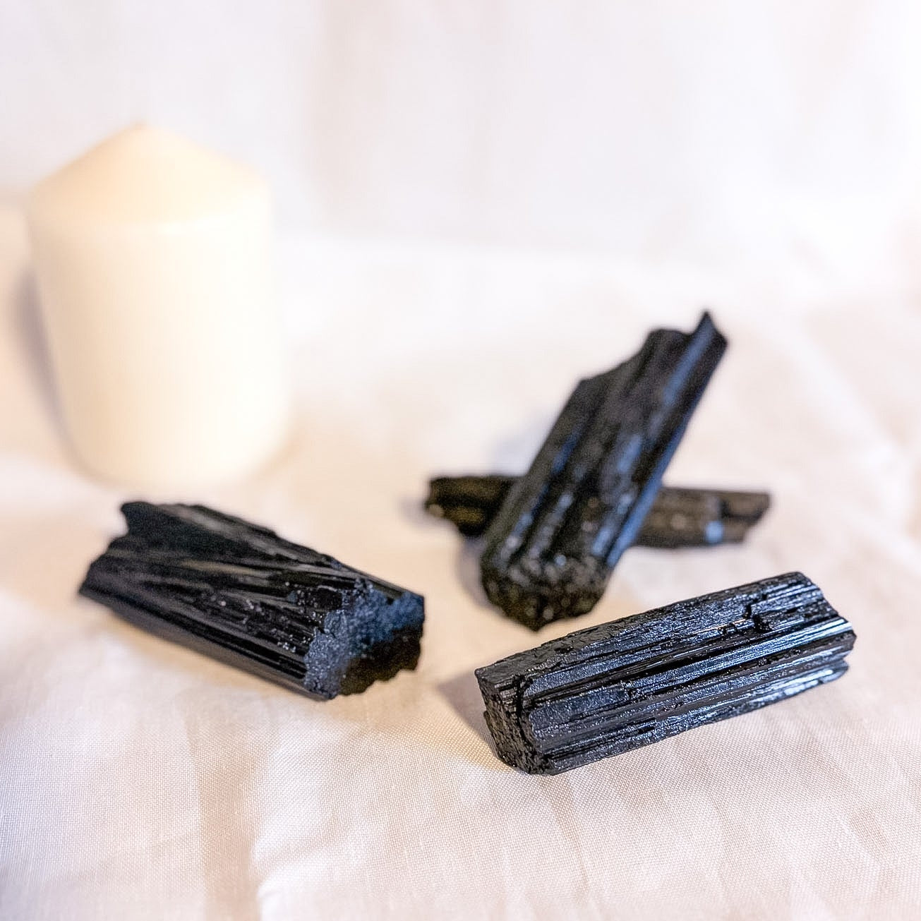 Black tourmaline crystal rod – Six Things Shop Australia
