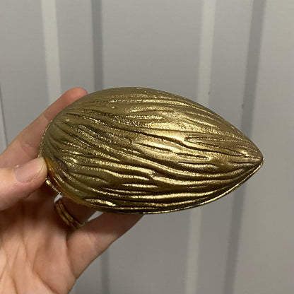 Golden nut jar storage bowl