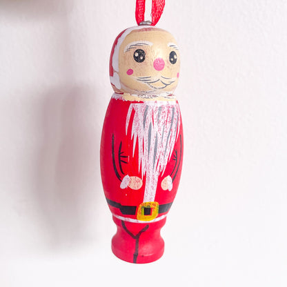 Naughty santa / father christmas flasher ornament