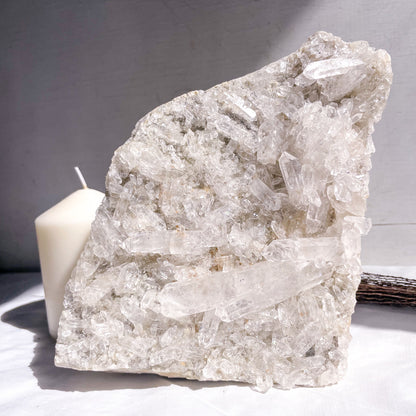 Clear quartz crystal cluster XL 1.9kg
