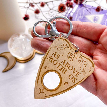 As above witches key chain / ring