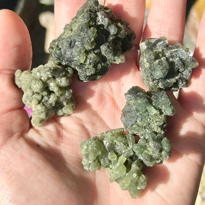 Prehnite crystal cluster