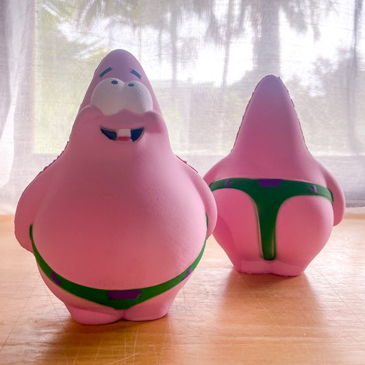 Cheeky TV cartoon character Patrick squishy toy