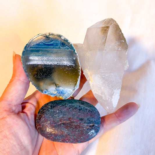 Ocean lover crystals (set of 3)