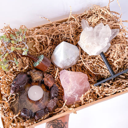 Stress / anxiety relief home styling crystal gift box