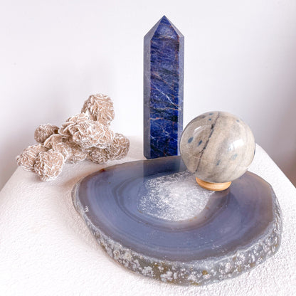 Calming coastal crystals styling gift box