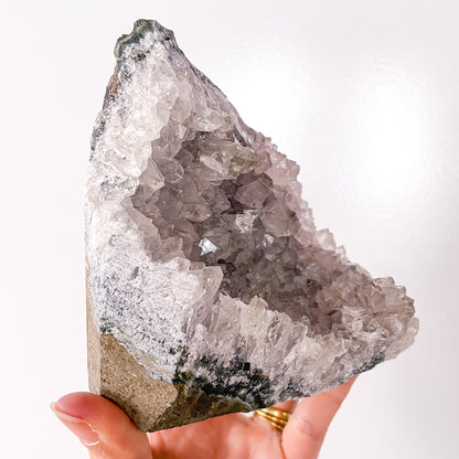 Lilac Amethyst crystal cluster cut base 1kg