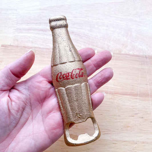 Coke vintage cast iron bottle opener