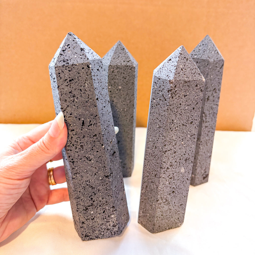 Lava stone crystal XL tower generator