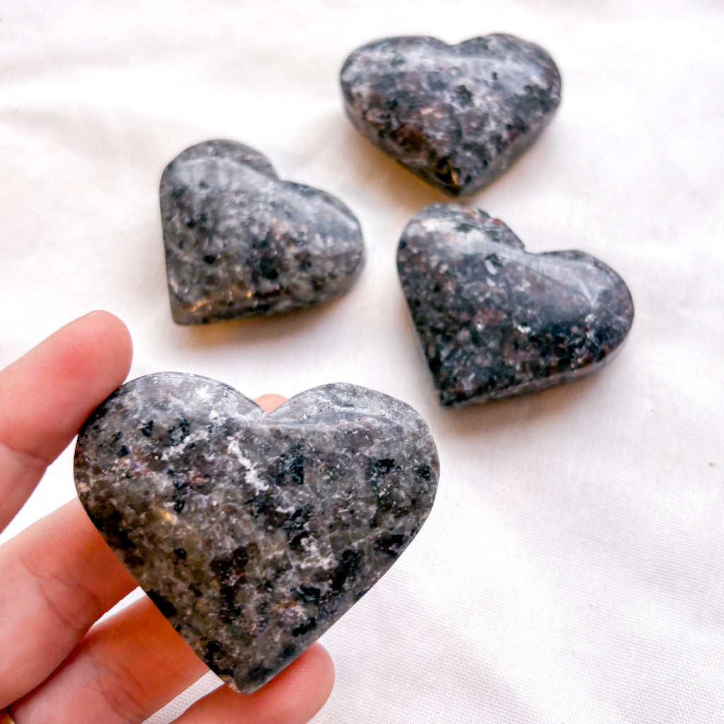 Yooperlite crystal heart