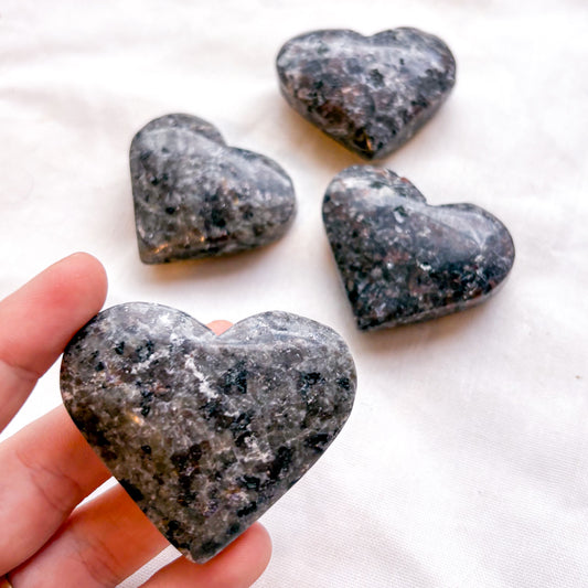 Yooperlite crystal heart