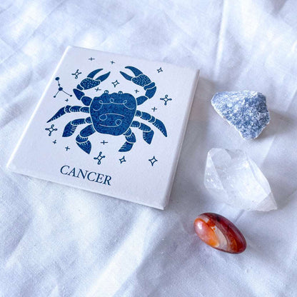 Cancer Zodiac star sign crystal lover kit