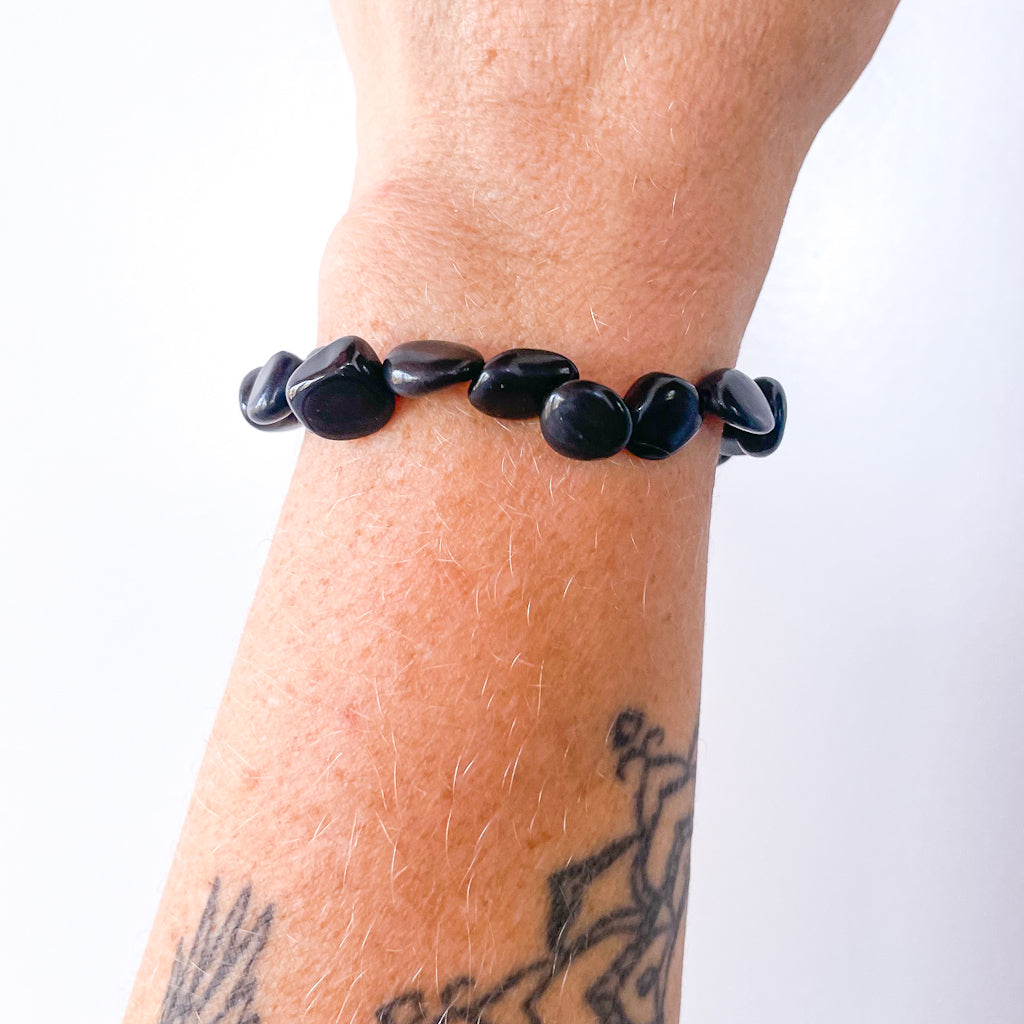 High quality Elite Shungite crystal bead necklace or bracelet