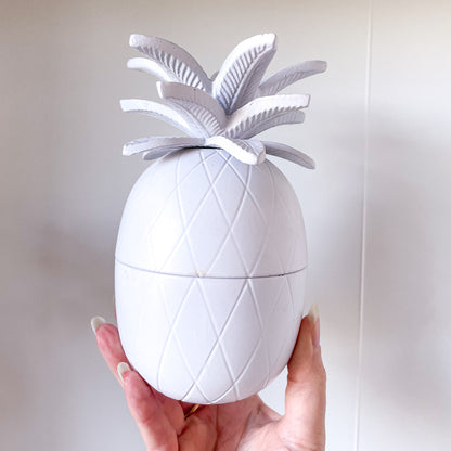 Pineapple or apple shaped candle jar