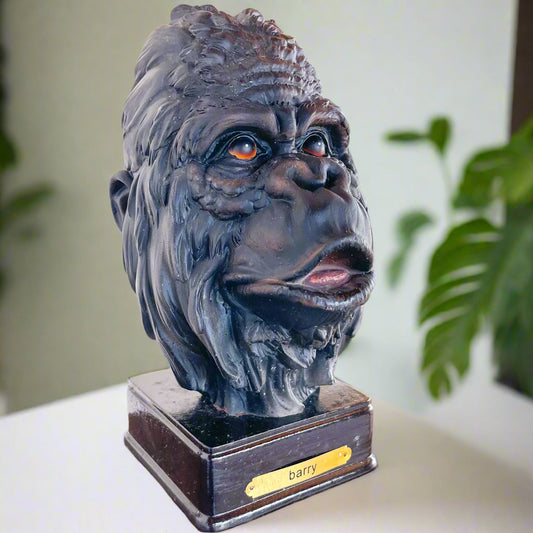 Antique collector gorilla statue