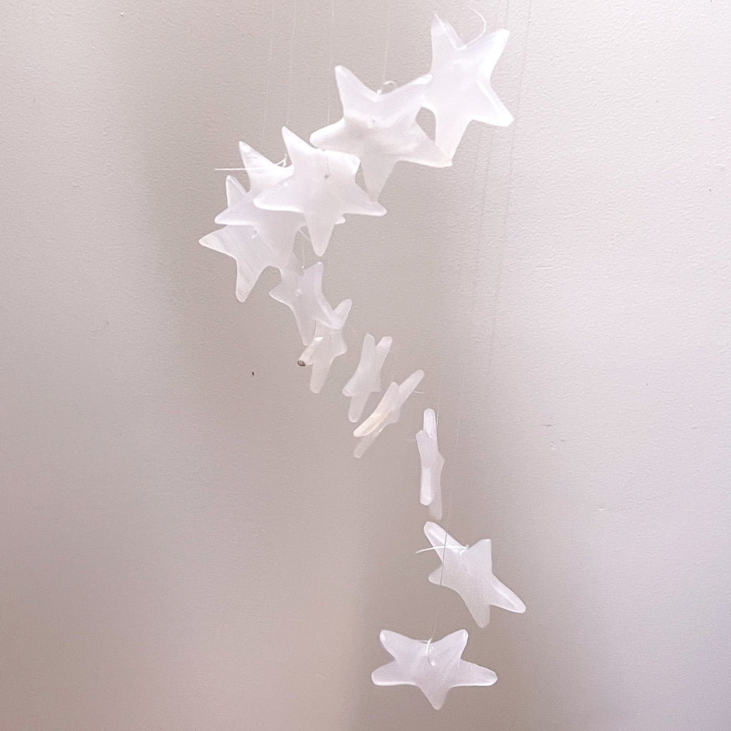 ONYX crystal stars hanging garland wind chime