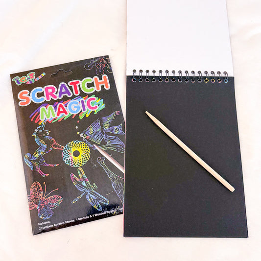 Scratch magic art paper set