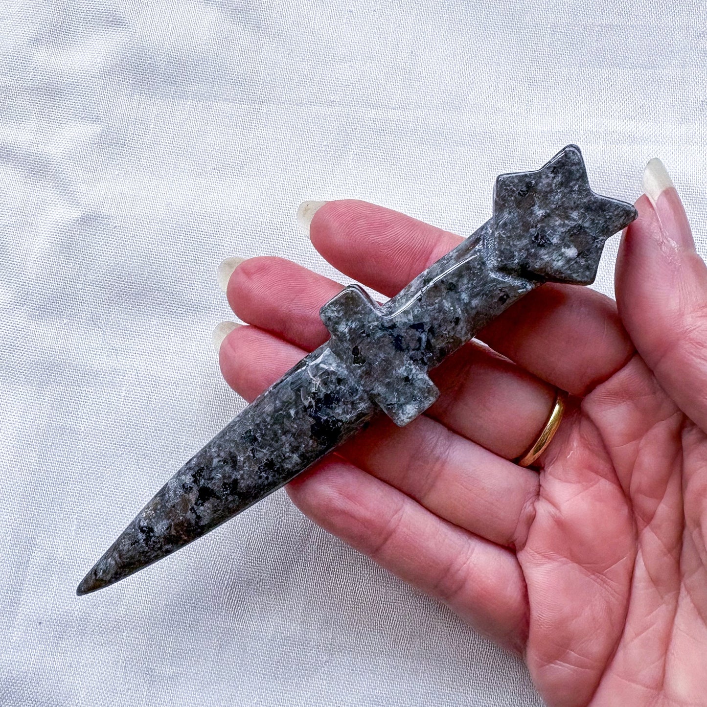 Yooperlite witchy athame crystal knife