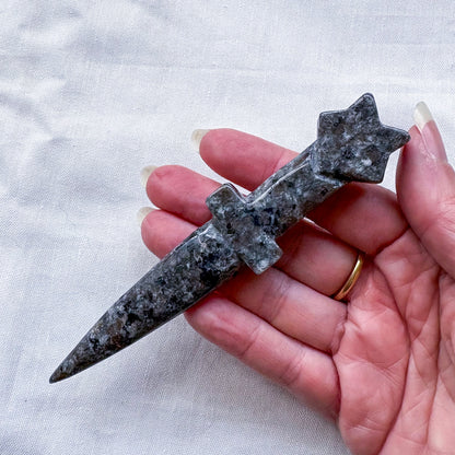Yooperlite witchy athame crystal knife