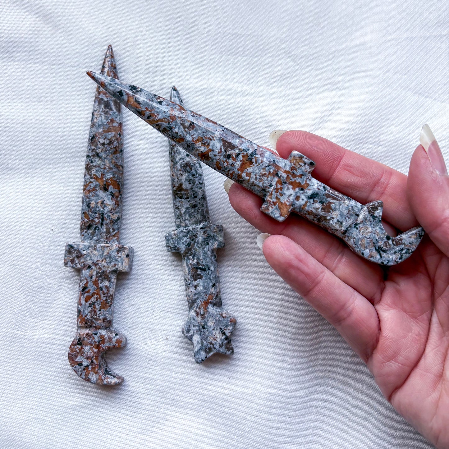 Yooperlite witchy athame crystal knife