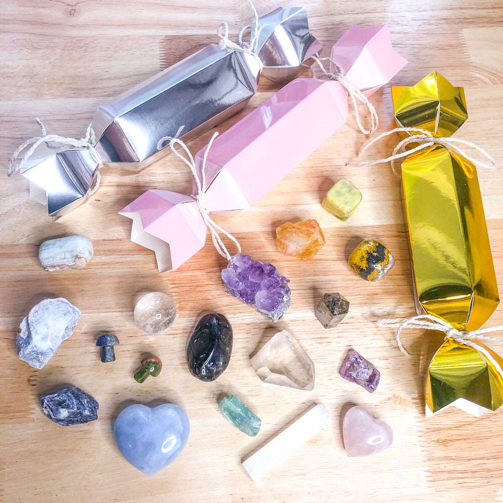 Crystal bon bon gift box - mystery crystals inside