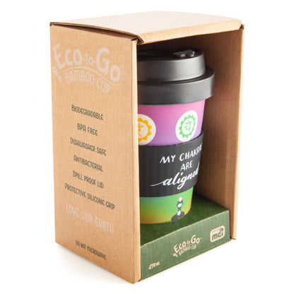 Eco Coffee cup aligned chakras