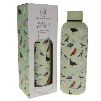 Australian bird lover water bottle