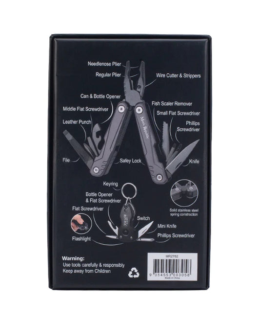 Multitool pliers and keychain gift box