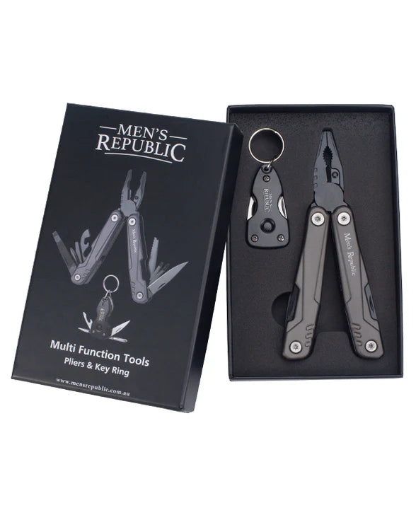 Multitool pliers and keychain gift box