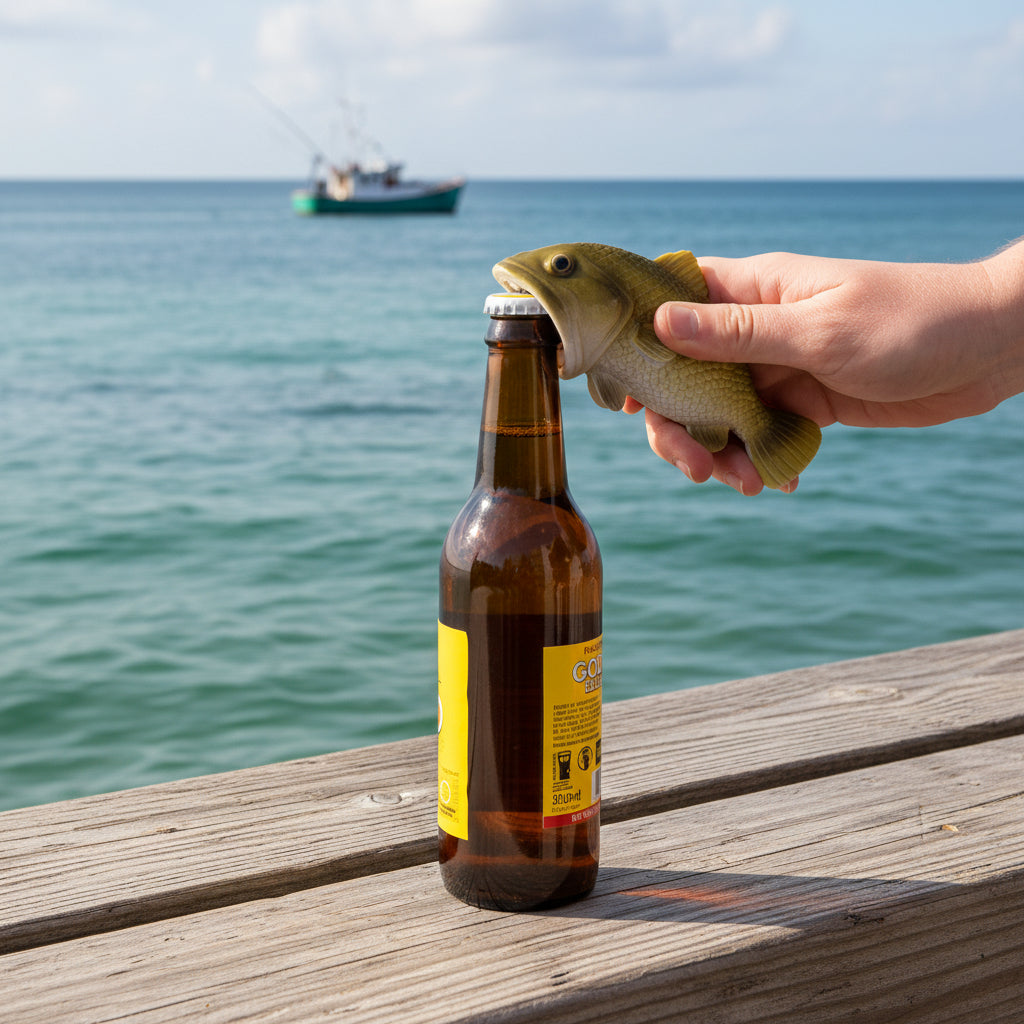 Barra fish novelty bottle opener