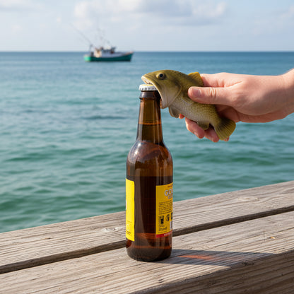 Barra fish novelty bottle opener