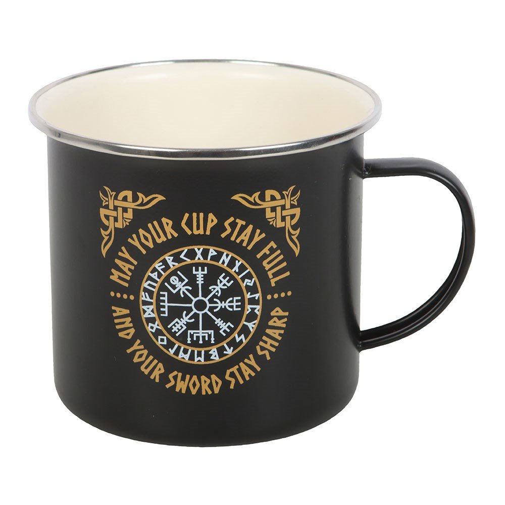 Viking compass / Vegvisir enamel mug