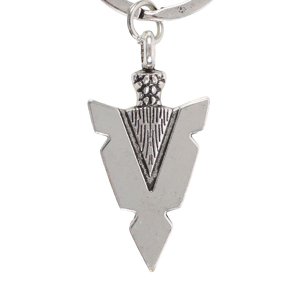 Viking arrow spearhead key ring