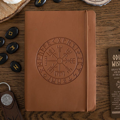 Viking compass notebook / Vegvisir journal with pen