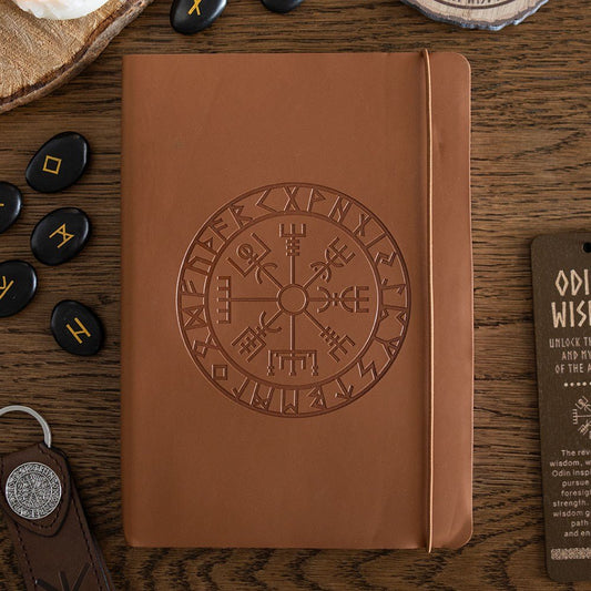 Viking compass notebook / Vegvisir journal with pen