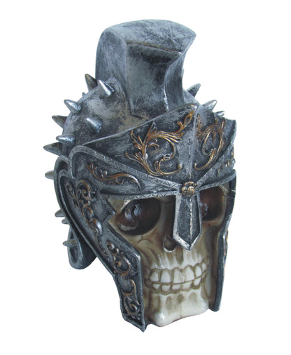 Skull Spartan Helmet statue