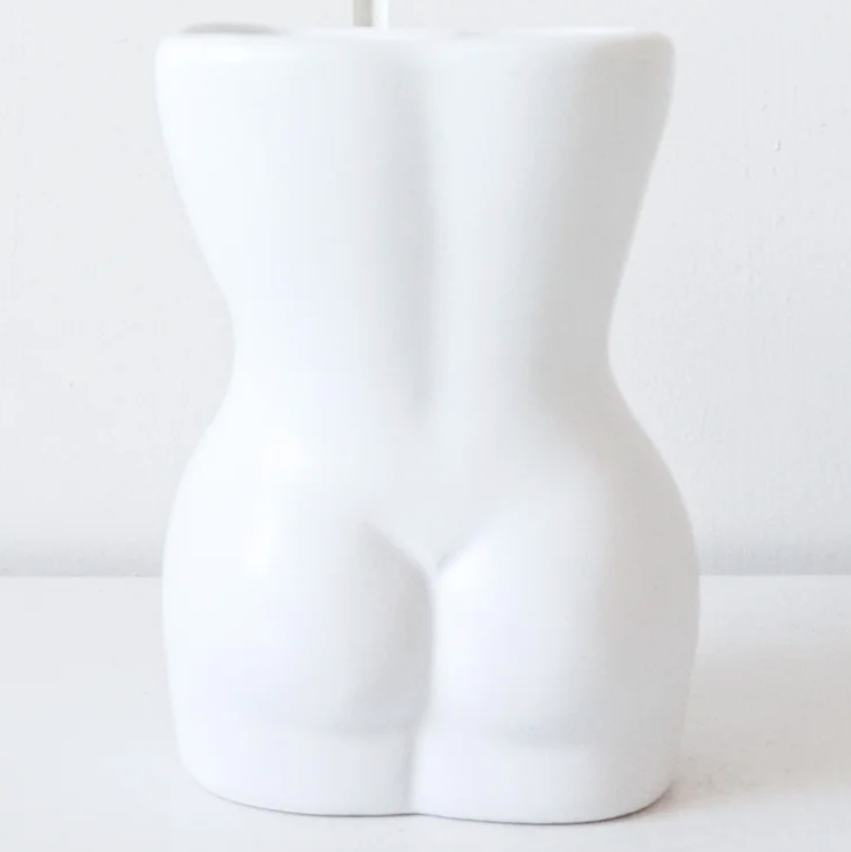 Nude goddess vase - tan or black
