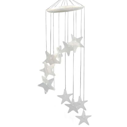 ONYX crystal stars hanging garland wind chime