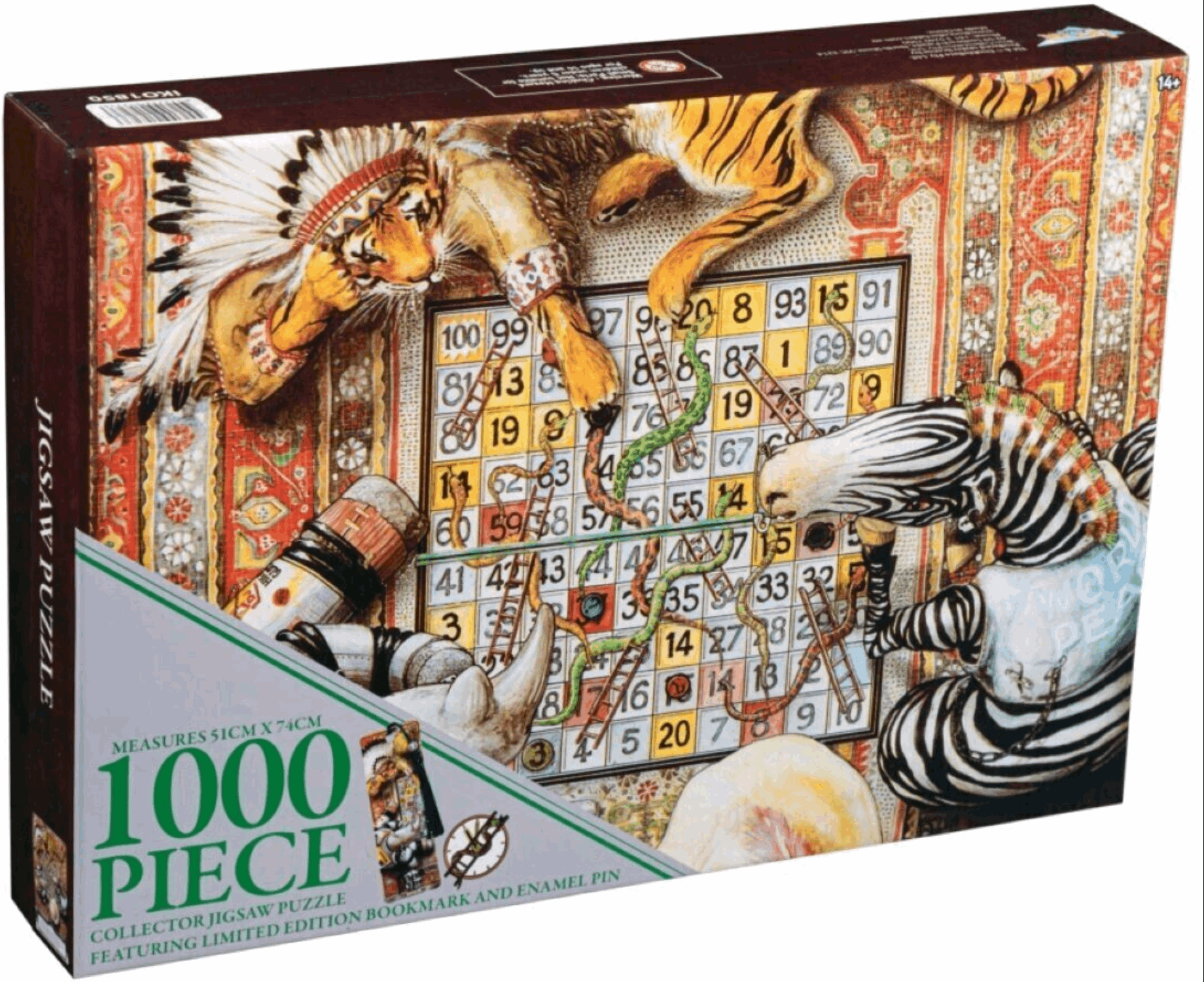 Animalia book puzzle puzzle game - various