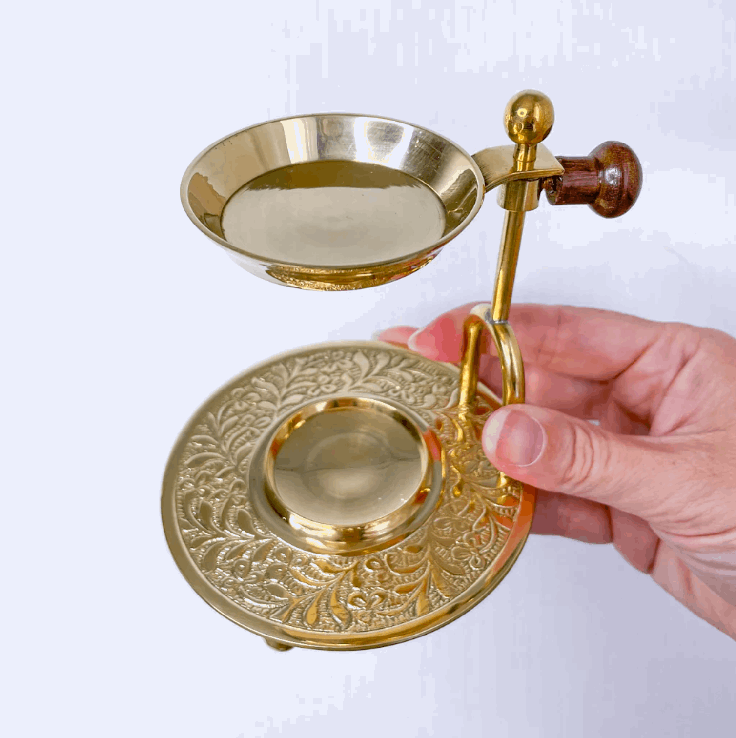 Brass witchy incense burner