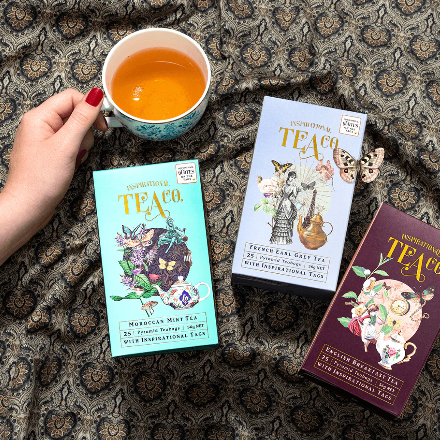 Good vibes teabags gift box - various flavours