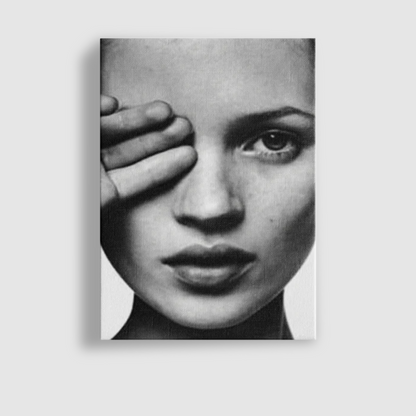 Kate Moss pop culture canvas poster print