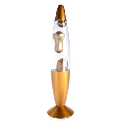 Gold finger 007 bullet shaped lava lamp