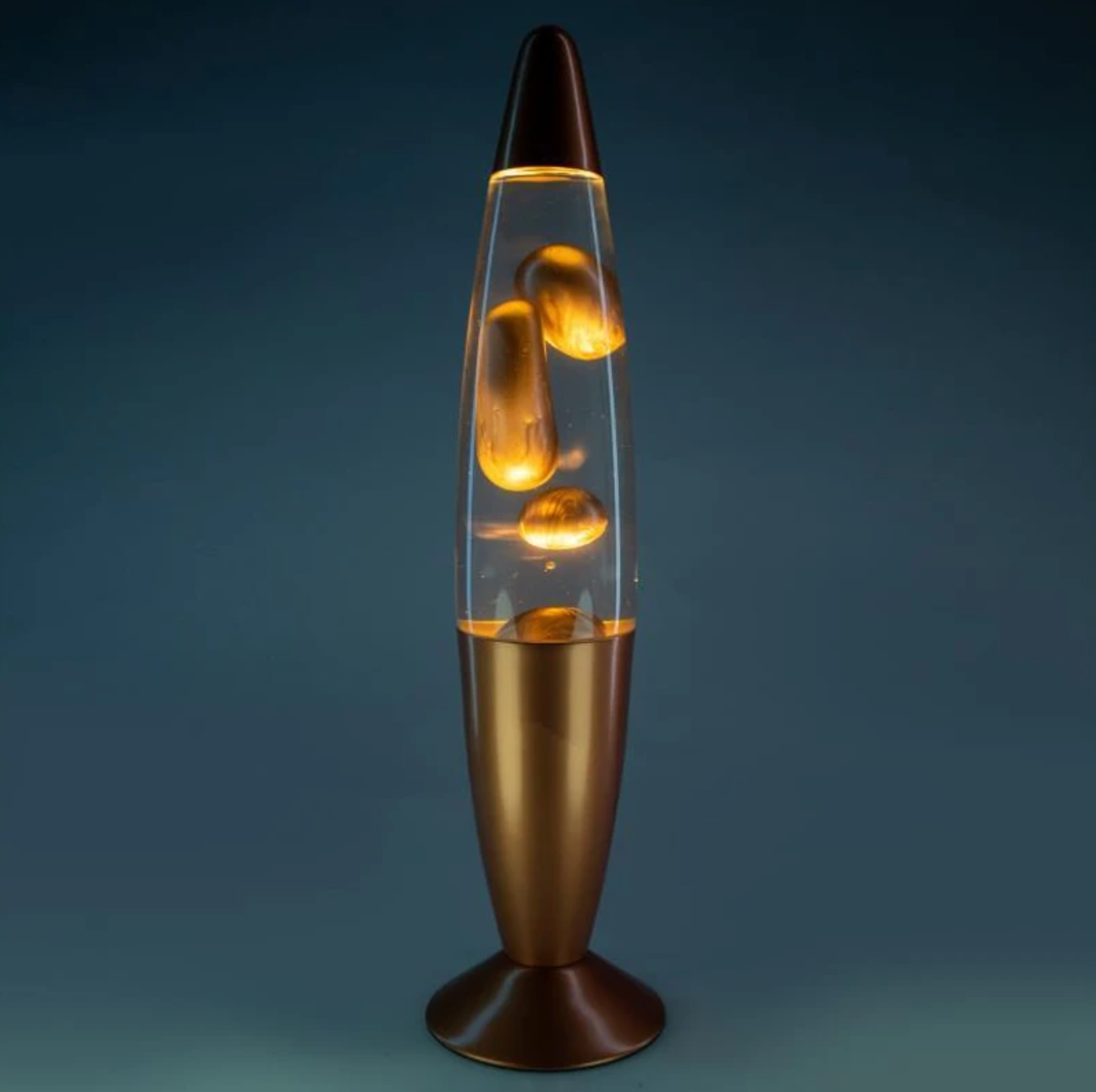 Gold finger 007 bullet shaped lava lamp