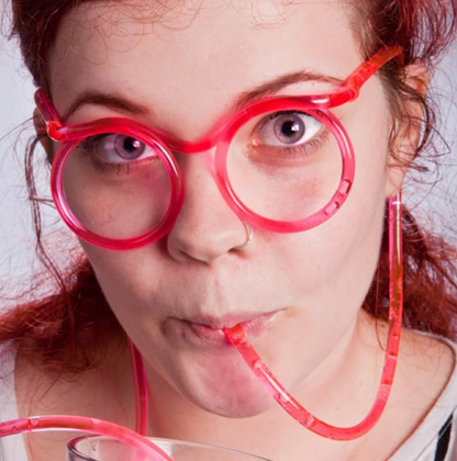 straw goggles Beer goggles / novelty drinking straw glasses – Six Things Shop Australia