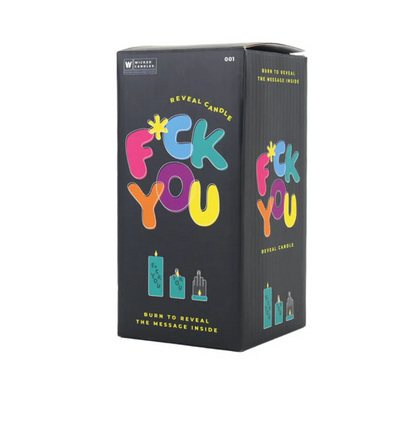 Naughty F*ck you candle / flip bird ceramic hand surprise gift